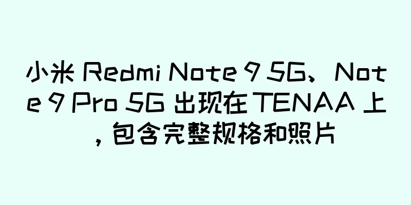 小米 Redmi Note 9 5G、Note 9 Pro 5G 出现在 TENAA 上，包含完整规格和照片