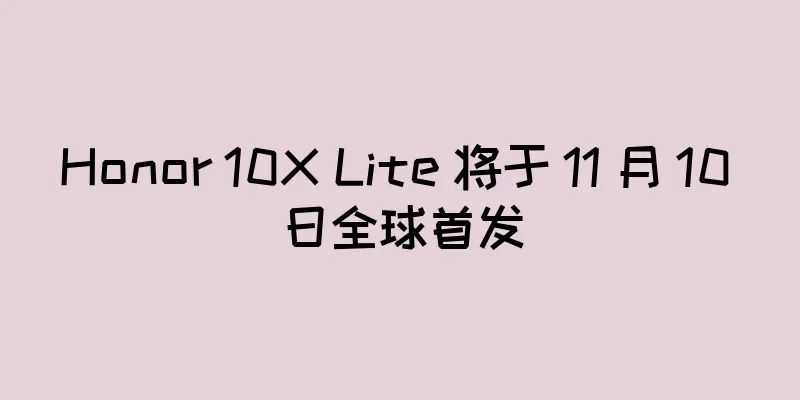 Honor 10X Lite 将于 11 月 10 日全球首发