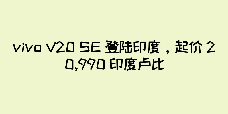 vivo V20 SE 登陆印度，起价 20,990 印度卢比