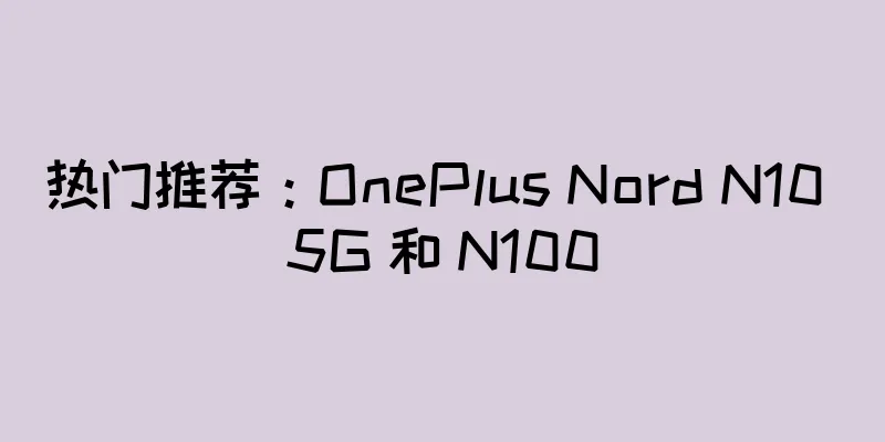 热门推荐：OnePlus Nord N10 5G 和 N100