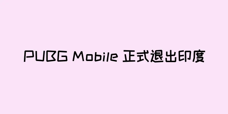 PUBG Mobile 正式退出印度