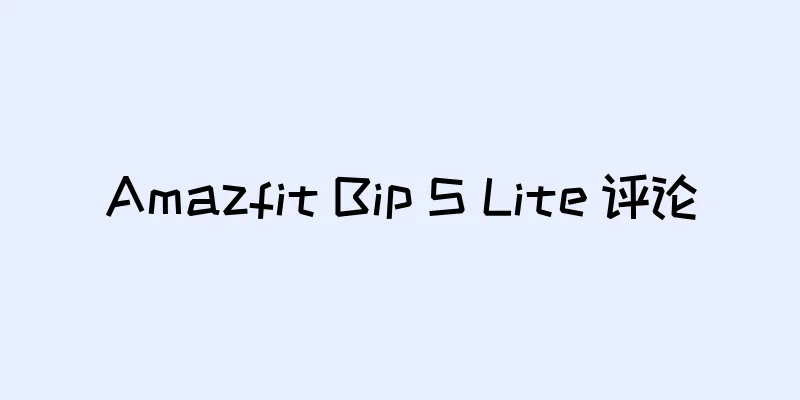 Amazfit Bip S Lite 评论