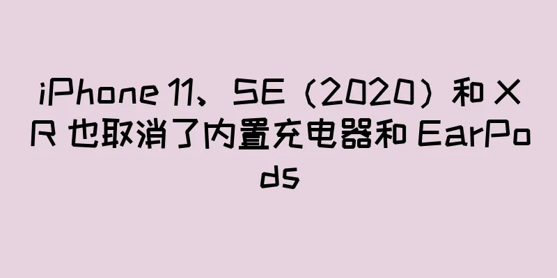 iPhone 11、SE（2020）和 XR 也取消了内置充电器和 EarPods