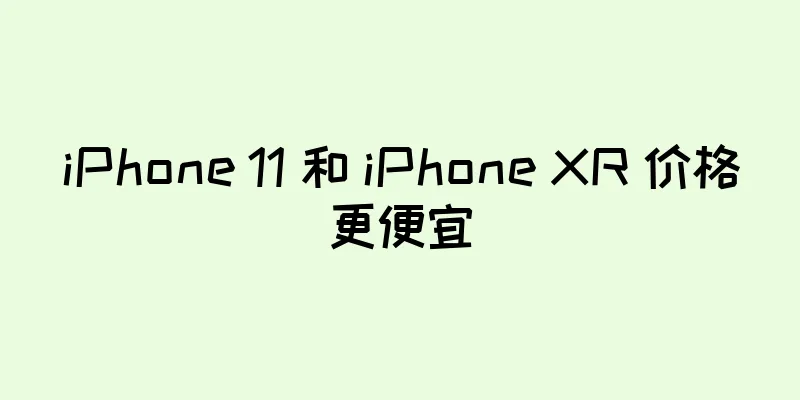 iPhone 11 和 iPhone XR 价格更便宜
