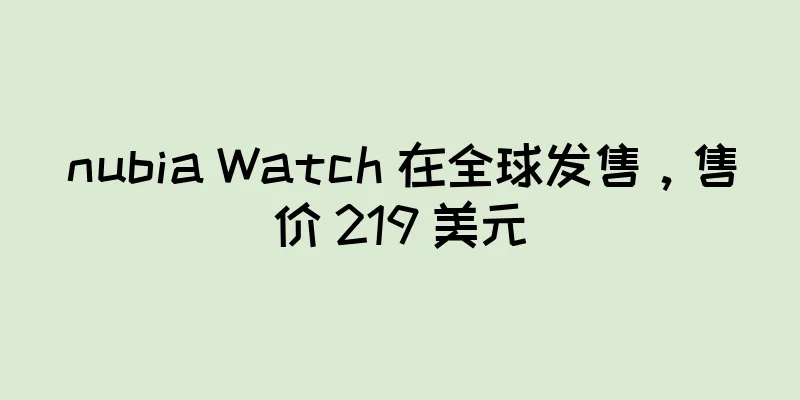 nubia Watch 在全球发售，售价 219 美元