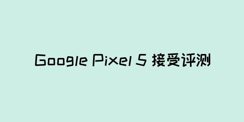 Google Pixel 5 接受评测