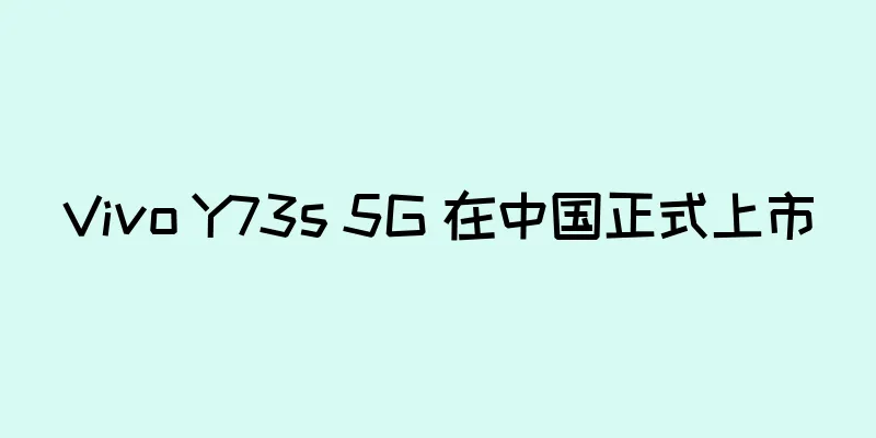 Vivo Y73s 5G 在中国正式上市