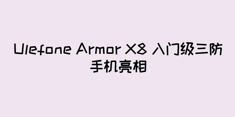 Ulefone Armor X8 入门级三防手机亮相
