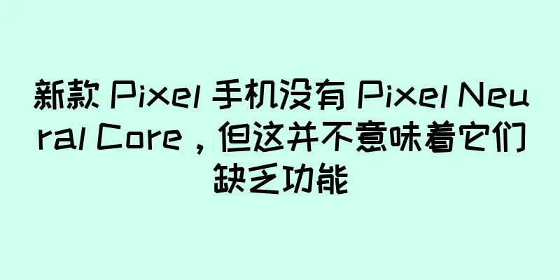 新款 Pixel 手机没有 Pixel Neural Core，但这并不意味着它们缺乏功能