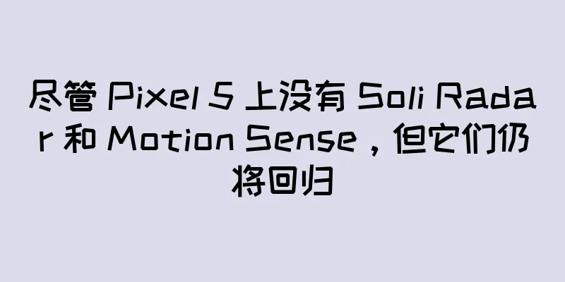 尽管 Pixel 5 上没有 Soli Radar 和 Motion Sense，但它们仍将回归