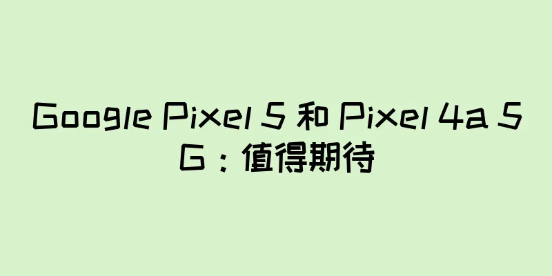 Google Pixel 5 和 Pixel 4a 5G：值得期待