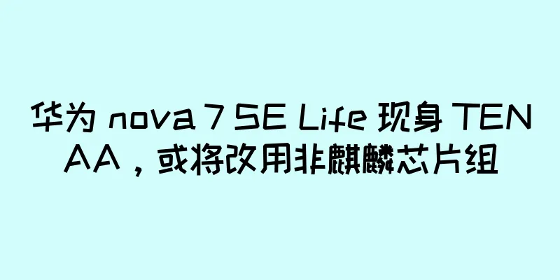 华为 nova 7 SE Life 现身 TENAA，或将改用非麒麟芯片组