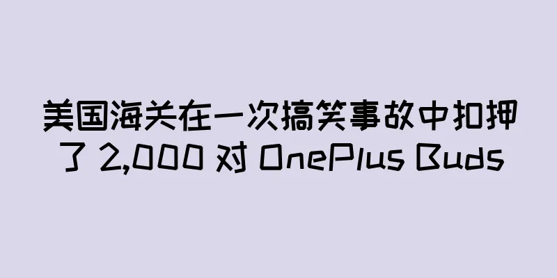 美国海关在一次搞笑事故中扣押了 2,000 对 OnePlus Buds
