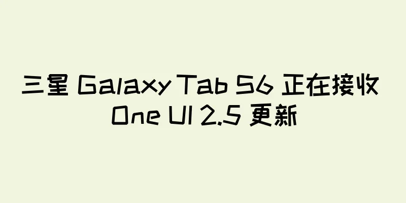 三星 Galaxy Tab S6 正在接收 One UI 2.5 更新