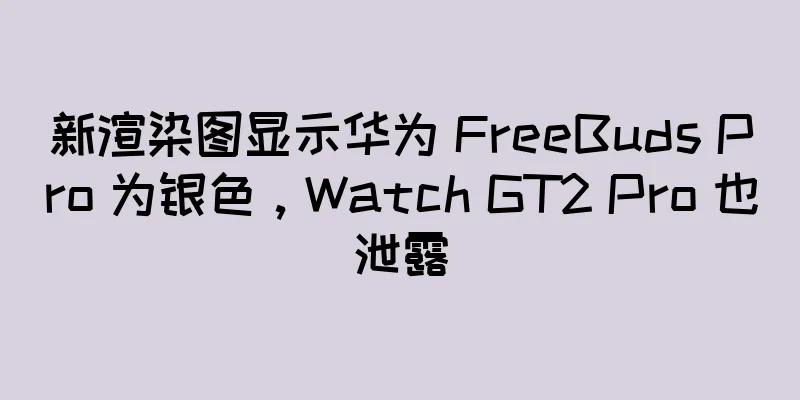 新渲染图显示华为 FreeBuds Pro 为银色，Watch GT2 Pro 也泄露