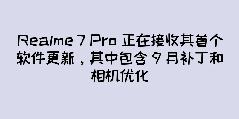 Realme 7 Pro 正在接收其首个软件更新，其中包含 9 月补丁和相机优化