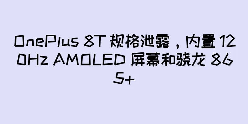 OnePlus 8T 规格泄露，内置 120Hz AMOLED 屏幕和骁龙 865+