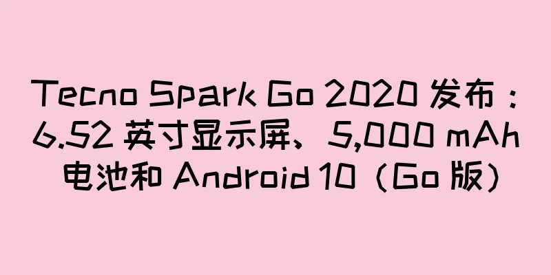 Tecno Spark Go 2020 发布：6.52 英寸显示屏、5,000 mAh 电池和 Android 10（Go 版）
