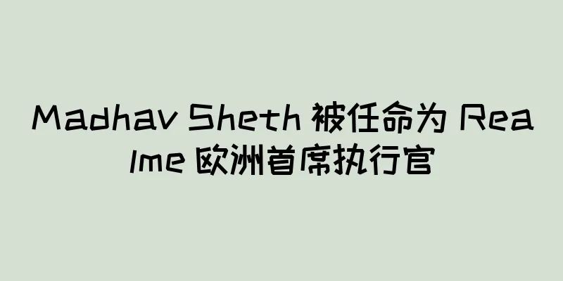 Madhav Sheth 被任命为 Realme 欧洲首席执行官