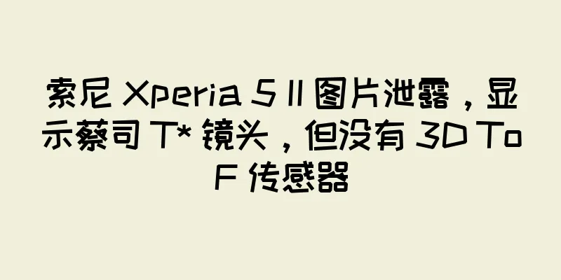 索尼 Xperia 5 II 图片泄露，显示蔡司 T* 镜头，但没有 3D ToF 传感器