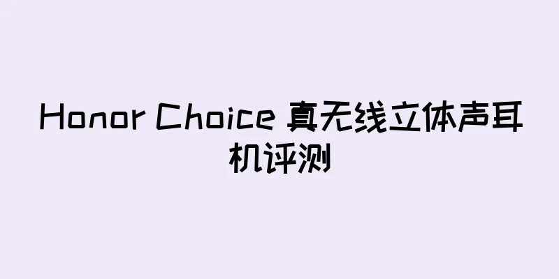 Honor Choice 真无线立体声耳机评测