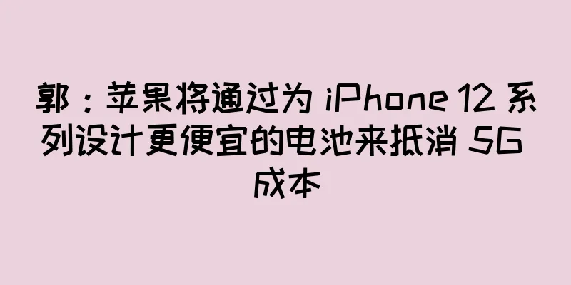 郭：苹果将通过为 iPhone 12 系列设计更便宜的电池来抵消 5G 成本