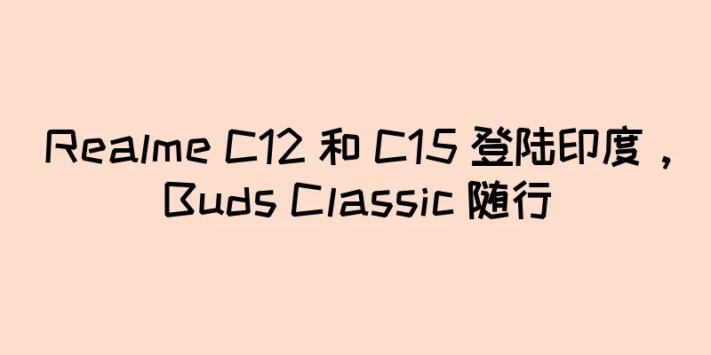 Realme C12 和 C15 登陆印度，Buds Classic 随行