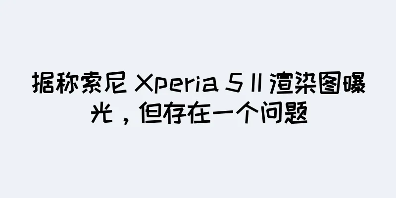 据称索尼 Xperia 5 II 渲染图曝光，但存在一个问题