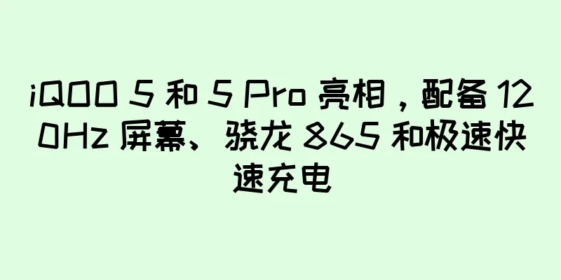 iQOO 5 和 5 Pro 亮相，配备 120Hz 屏幕、骁龙 865 和极速快速充电