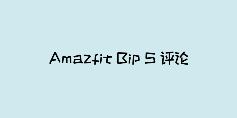Amazfit Bip S 评论