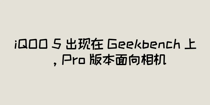 iQOO 5 出现在 Geekbench 上，Pro 版本面向相机