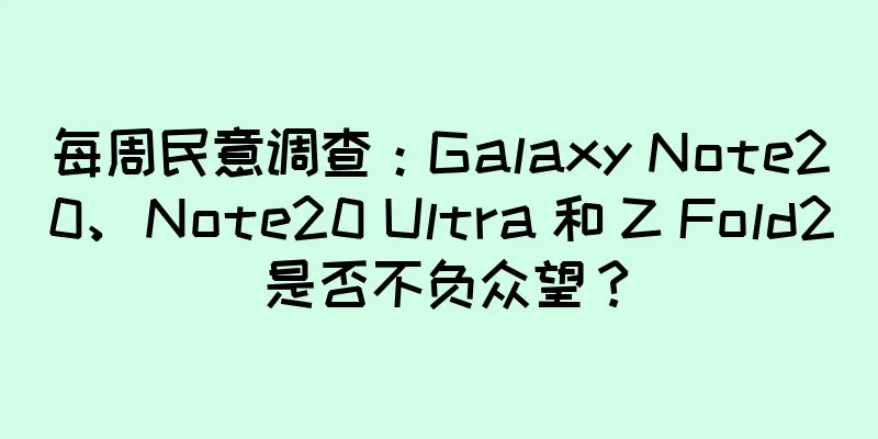 每周民意调查：Galaxy Note20、Note20 Ultra 和 Z Fold2 是否不负众望？