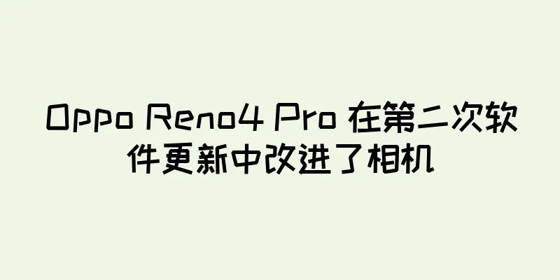 Oppo Reno4 Pro 在第二次软件更新中改进了相机
