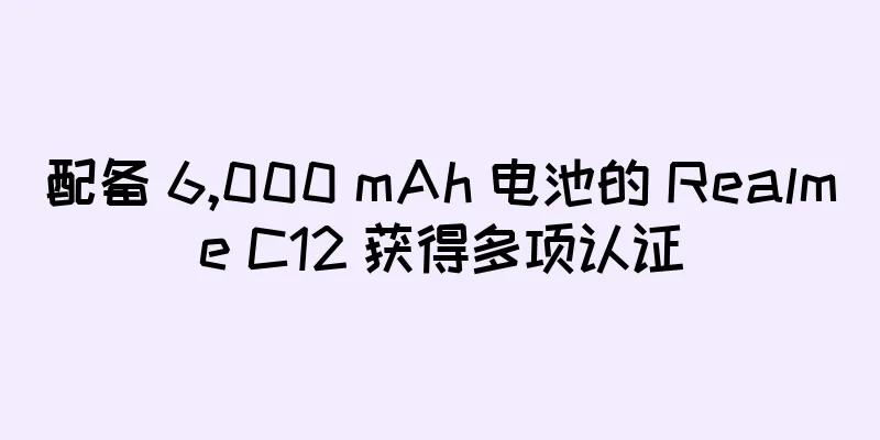 配备 6,000 mAh 电池的 Realme C12 获得多项认证