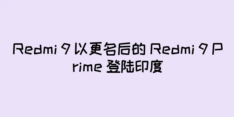 Redmi 9 以更名后的 Redmi 9 Prime 登陆印度
