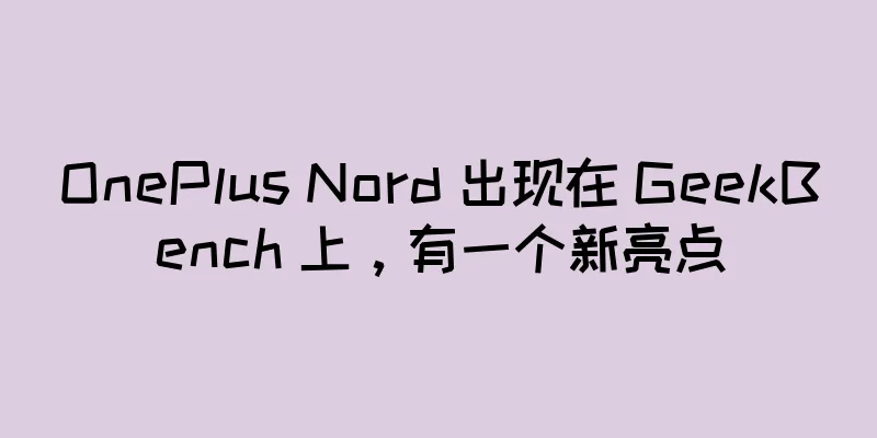 OnePlus Nord 出现在 GeekBench 上，有一个新亮点
