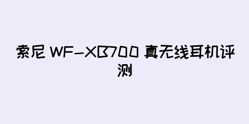 索尼 WF-XB700 真无线耳机评测