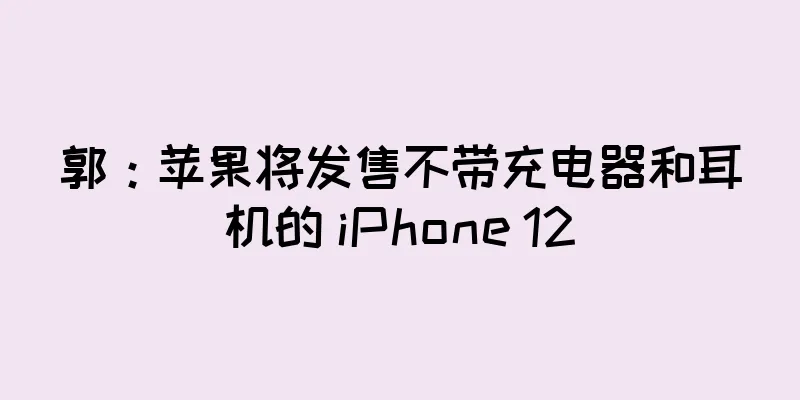 郭：苹果将发售不带充电器和耳机的 iPhone 12