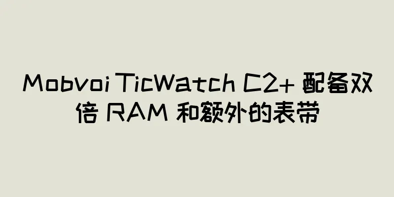 Mobvoi TicWatch C2+ 配备双倍 RAM 和额外的表带