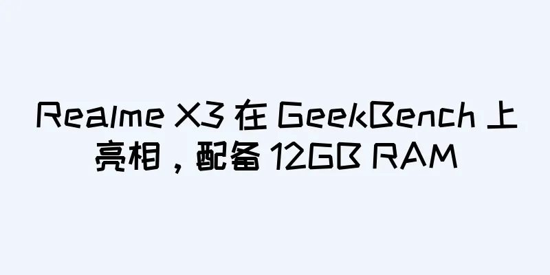 Realme X3 在 GeekBench 上亮相，配备 12GB RAM