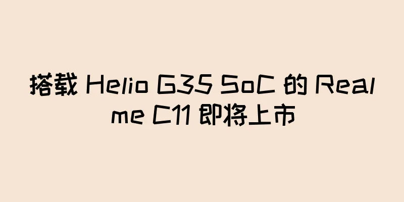 搭载 Helio G35 SoC 的 Realme C11 即将上市