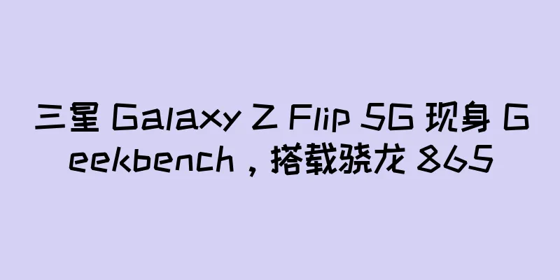 三星 Galaxy Z Flip 5G 现身 Geekbench，搭载骁龙 865