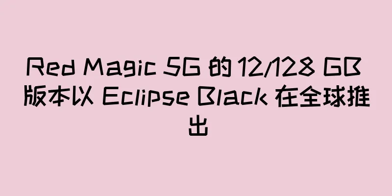 Red Magic 5G 的 12/128 GB 版本以 Eclipse Black 在全球推出