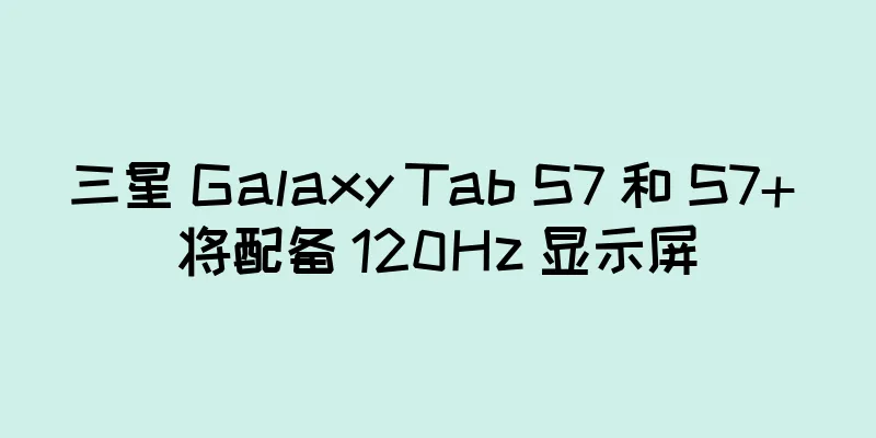 三星 Galaxy Tab S7 和 S7+ 将配备 120Hz 显示屏
