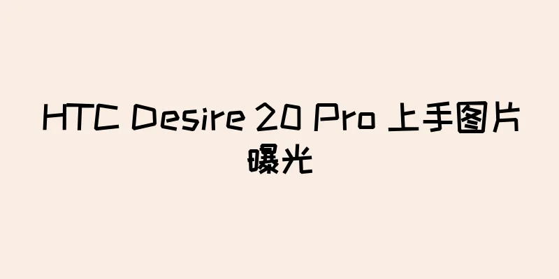 HTC Desire 20 Pro 上手图片曝光