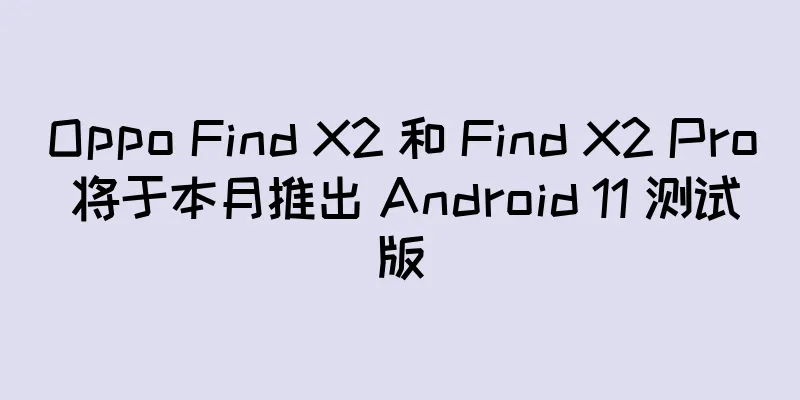Oppo Find X2 和 Find X2 Pro 将于本月推出 Android 11 测试版