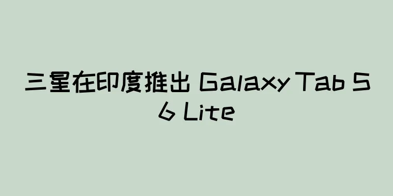 三星在印度推出 Galaxy Tab S6 Lite