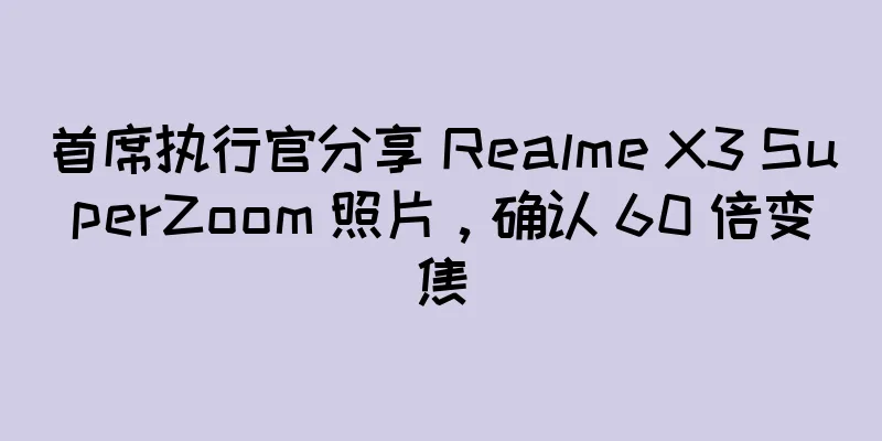 首席执行官分享 Realme X3 SuperZoom 照片，确认 60 倍变焦