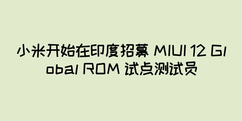 小米开始在印度招募 MIUI 12 Global ROM 试点测试员