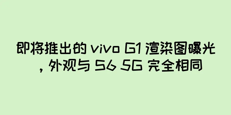 即将推出的 vivo G1 渲染图曝光，外观与 S6 5G 完全相同